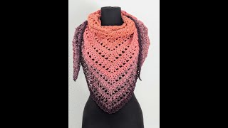 Scarf No.60 * Beautiful scarf * crocheted