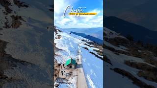 Beauty of Uttarakhand in Winters ❄️📍| Chopta Tungnath Trek Snowfall 2025 #uttarakhandbeauty #chopta