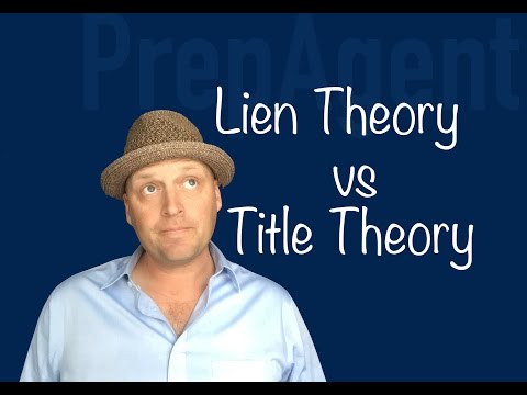 What does it mean if a State is a title theory state?