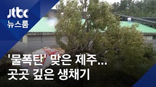 이틀간 800mm '물폭탄' 맞은 제주…곳곳에 깊은 생채기