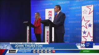 Arkansas secretary of state candidates go head-to-head in general election debates