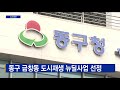 동구 금창동 도시재생 뉴딜사업 선정