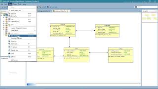 how to generate SQL script in sql data modeler