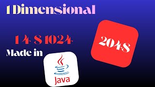 1 Dimensional 2048 in Java!!!