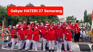 STI Sidorejo Salatiga meriahkan Gebyar Senam Tera Indonesia Semarang 2022