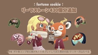 ポケ森コンプリート初心者実況：初心者でも映えるレイアウトがしたい！ということでフォーチュンクッキー追加で食べてく𓌉◯𓇋 ‎：ポケ森：animalcrossing：ポケットキャンプ：どう森：どうぶつの森