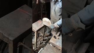 Install the knife handle#forging