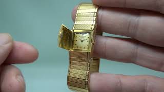 1962 Ladies Patek Philippe concealed dial 18k gold uber rare watch.  Model reference 3285/12