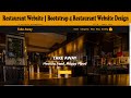 Restaurant Website | Responsive Restaurant Website | Restaurant Web Page design Using Bootstrap
