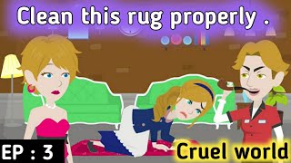Cruel world part 3 | English stories | Learn English | English animation | Sunsh