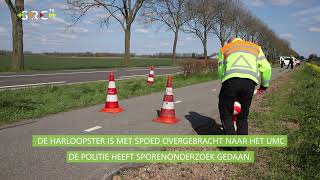 Hardloopster gewond na botsing met scooterrijder in Vuren