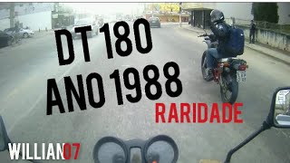 #Raridade DT 180 1988 emplacada e 2° tentativa de desempenho com escape original na twister