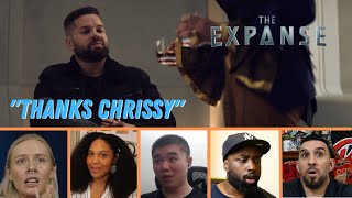 Reactors' Reaction to AMOS Meeting CHRISJEN AVASARALA on Luna in The Expanse S05E01 Exodus