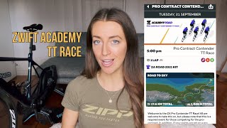 ZWIFT Academy 2021 TT Race - Road To Sky