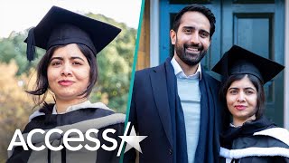 Malala Yousafzai Beams w/New Husband At Oxford Graduation