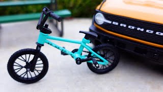 BMX Finger | Unboxing Tech Deck BMX Bike | Tricks On Tech Deck Ramps | Mini Nike