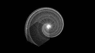 Python Turtle - Spiral of Hexagons