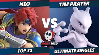 Sweet Spot 8 - Neo (Roy) Vs. Tim Prater (Mewtwo) Smash Ultimate - SSBU