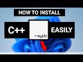 How to install raylib with C++ on Windows and use it with Visual Studio Code