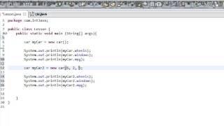 BeginnersJava Episode 17, Object primer. Will be covered MUCH more
