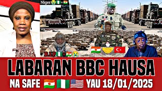 BBC Hausa Labaran Duniya na Safe Yau /18/01/2025