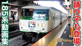 【特急踊り子時代も登場‼︎】国鉄特急型車両185系動画集