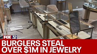 Woodfield Mall burglars make off with over $1M in jewelry store heist