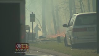 Baltimore Co. Fire Crews Respond to Multiple Acre Brush Fires