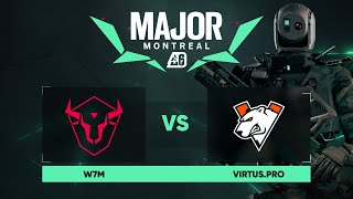 W7m vs Virtus.pro | Map 1 | BLAST R6 Major Montreal