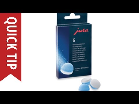 Quick Tip: How to Use Jura Cleaning Tablets Quick Tip: How to Use Jura Cleaning Tablets