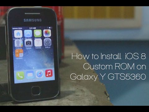 How to Install iOS8 Custom ROM on Galaxy Y GTS5360 How to Install iOS8 Custom ROM on Galaxy Y GTS5360