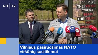 Spaudos konferencija apie Vilniaus pasiruošimą NATO viršūnių susitikimui | 2023-07-07