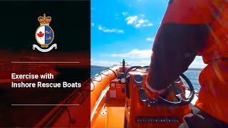 Exercise with Inshore Rescue Boats