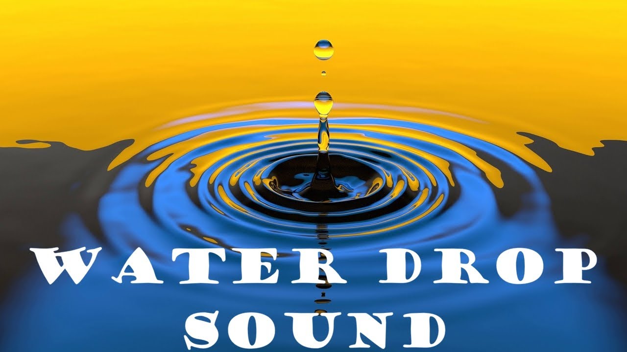 Water Drop Sound Effect - YouTube