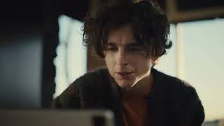 Apple TV ad featuring Timothee Chalamet