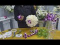 how to make a hand tied bridal bouquet with roses and dendrobium orchids