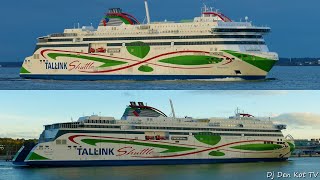 Tallink M/S Megastar Arriving Tallinn (Estonia)