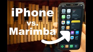 iPhone Ringtones VS real Marimba