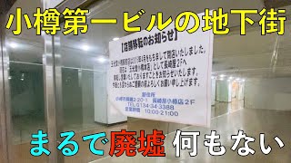 【もはや廃墟 小樽駅前第一ビルの地下】ヤバすぎます