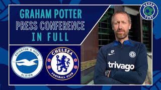 Graham Potter Press Conference | Brighton vs Chelsea | Koulibaly OUT | Premier League Week 14