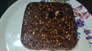 healthy sweet పంచదార మరియు బెల్లం, వేయకుండా dry fruit sweet 👩‍🍳👌