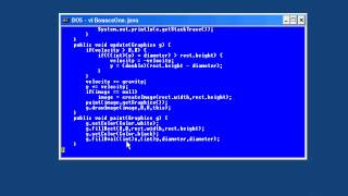 Lesson6 One Bouncing Ball | Introduction to the Java Programming Language