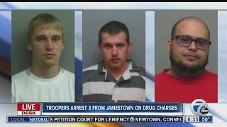 Trio facing drug charges in Jamestown