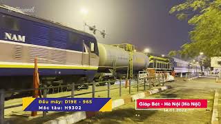 TRAINS IN VIETNAM | Locomotive D19E - 965 freight train | D9E - 207 | D9E - 218