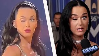 Katy Perry explica problema bizarro no olho durante show