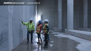 Preventing sewage overflows with a new storage tank (Northwest Langley Wastewater Treatment Plant)