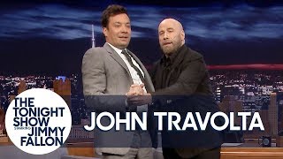 John Travolta Teaches Jimmy to Tango Like Pitbull's \