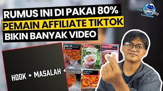 COPY PASTE Rumus Bikin Banyak Video Cuma Pakai 1 Produk | Cara Bikin Video Tiktok Affiliate Pemula