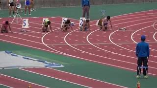 2019  秋季記録会  男子A 100m  タイムレース 8組