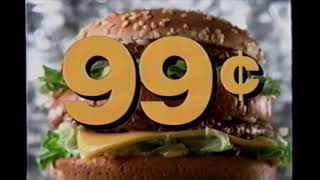 2001 Mcdonalds 99¢ Big Mac Commercial